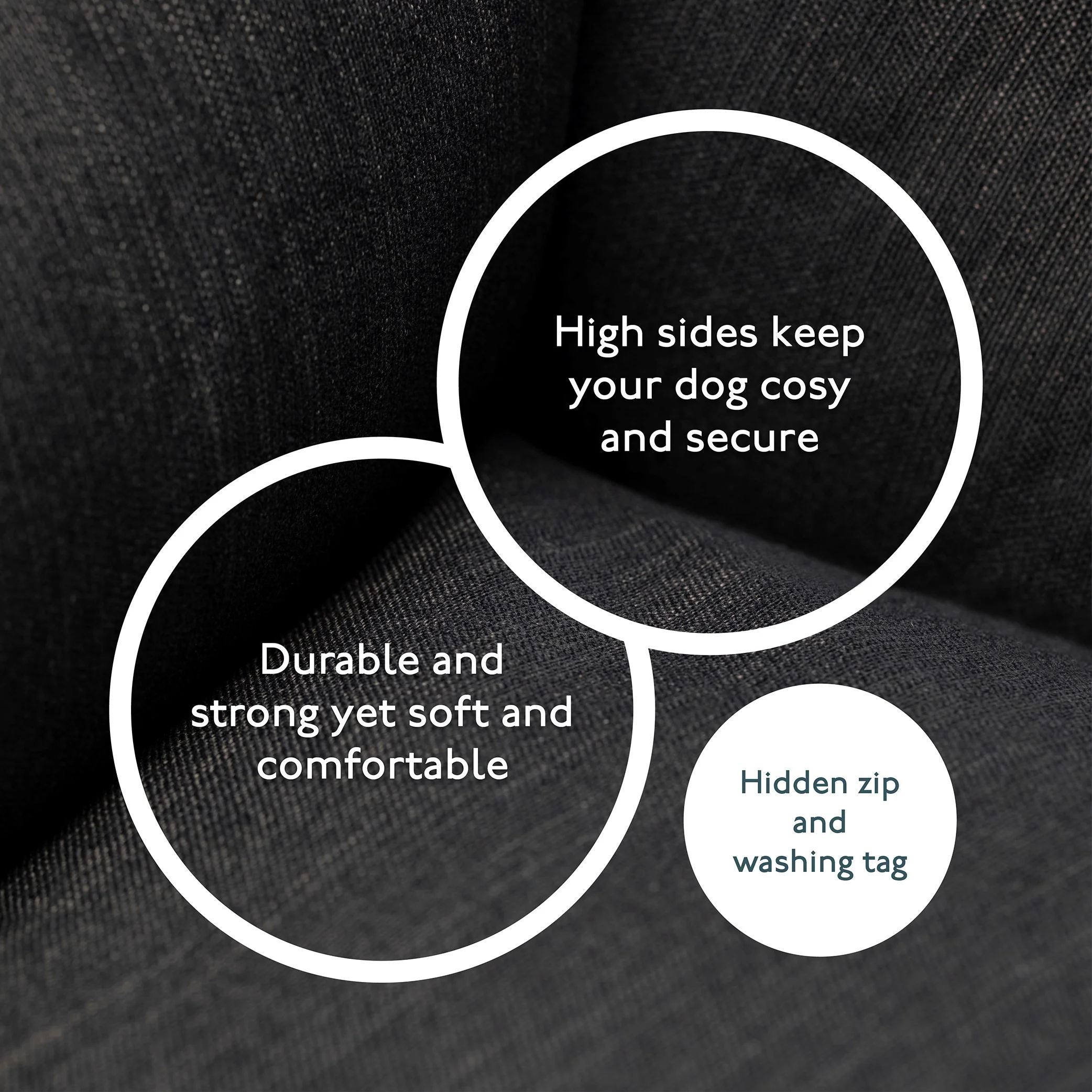 The Ultimate - Eco Friendly Orthopaedic Luxury Dog Bed, Slate Grey - Image 6