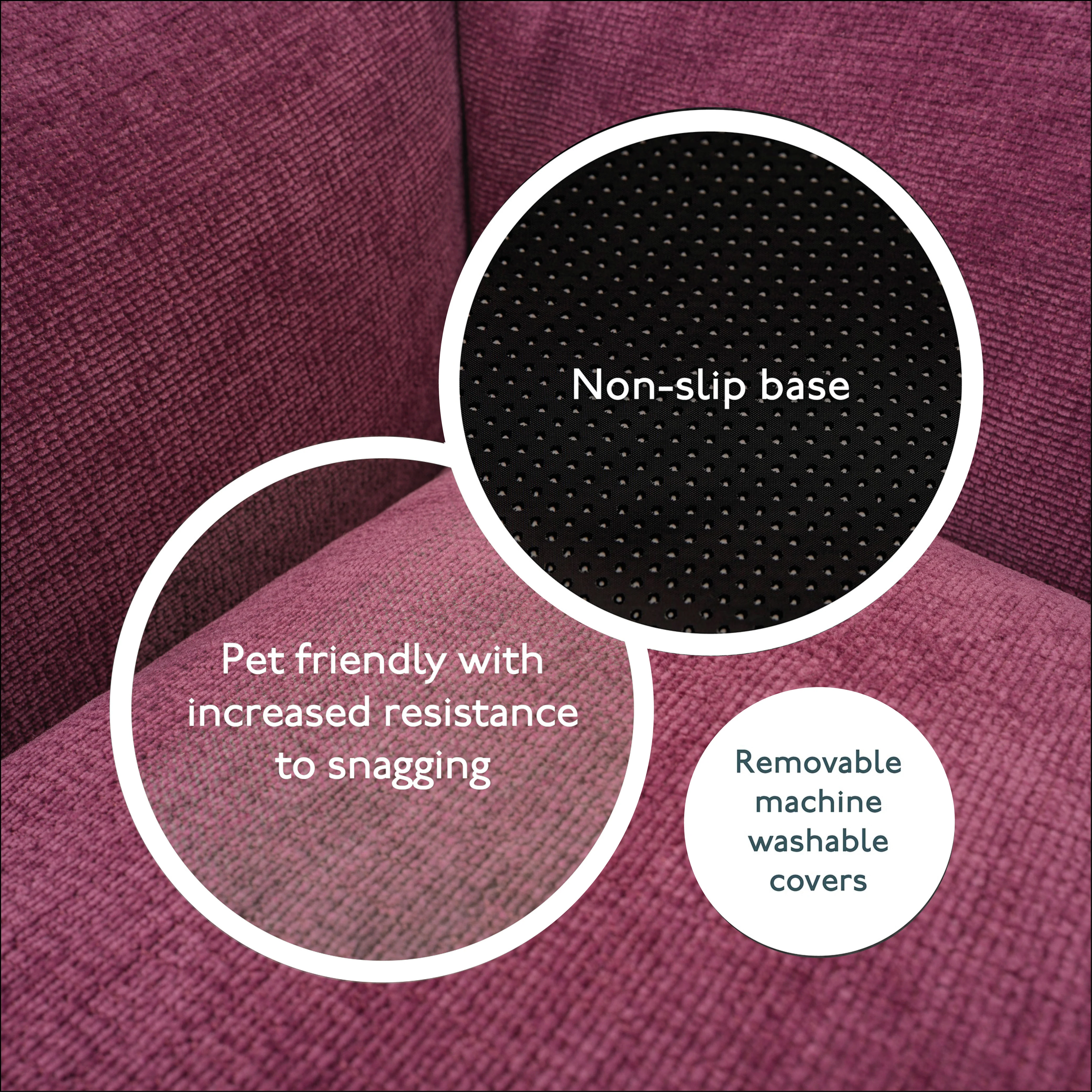 The Ultimate - Eco Friendly Orthopaedic Luxury Dog Bed, Rhubarb Red - Image 8