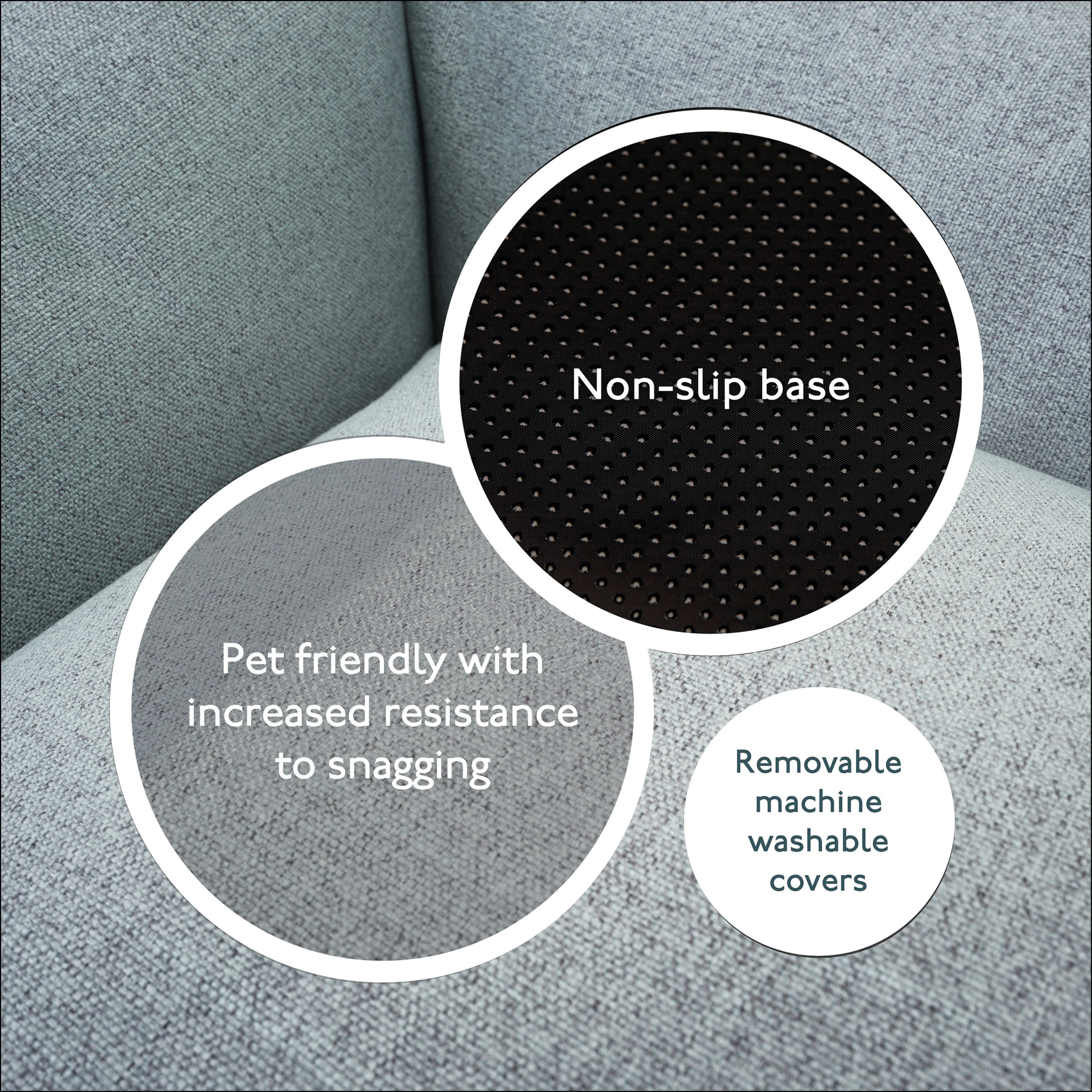 The Ultimate - Eco Friendly Orthopaedic Luxury Dog Bed, Stone Grey - Image 8