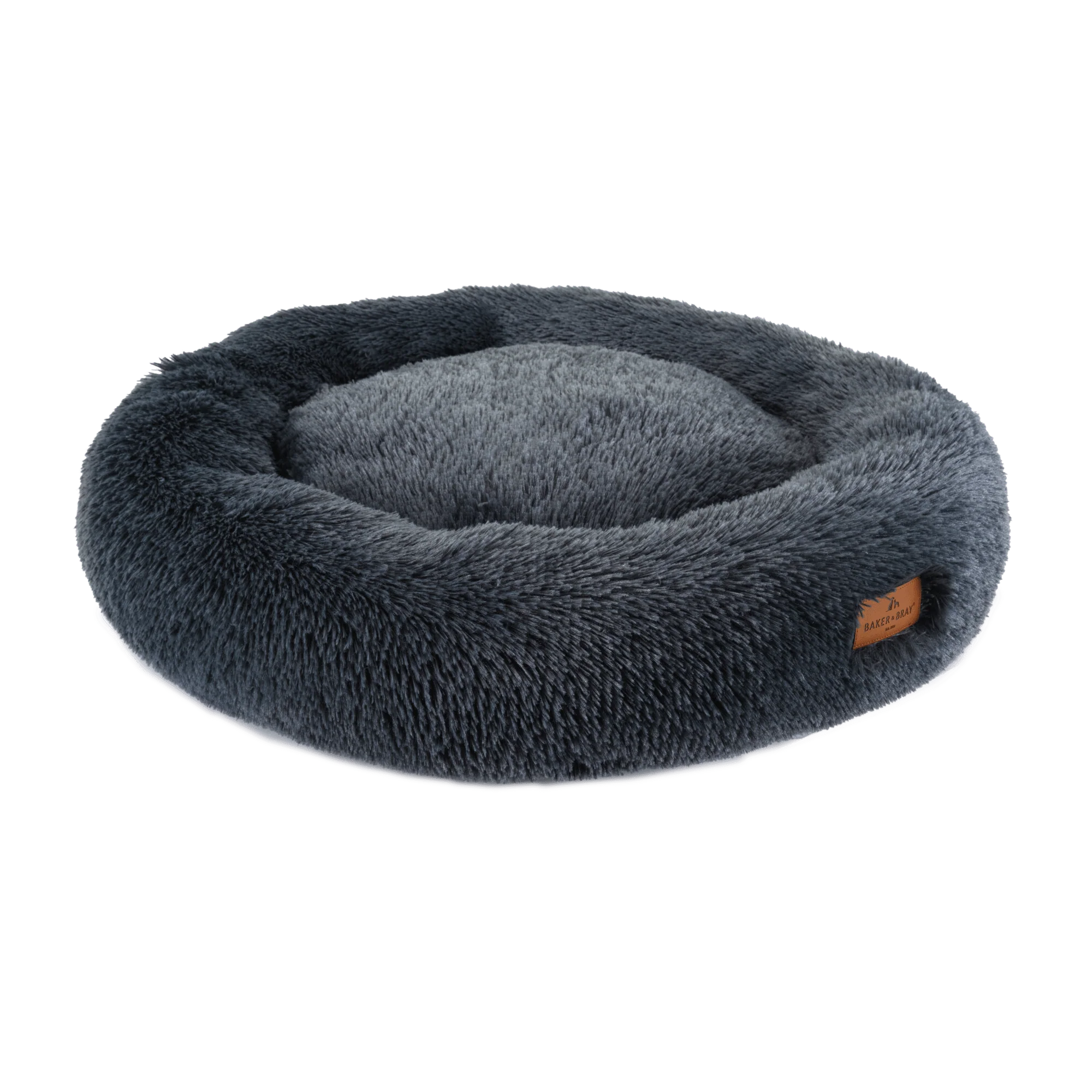 The Donut - Eco Friendly Luxury Calming Donut Dog Bed, Dark Grey - Image 8