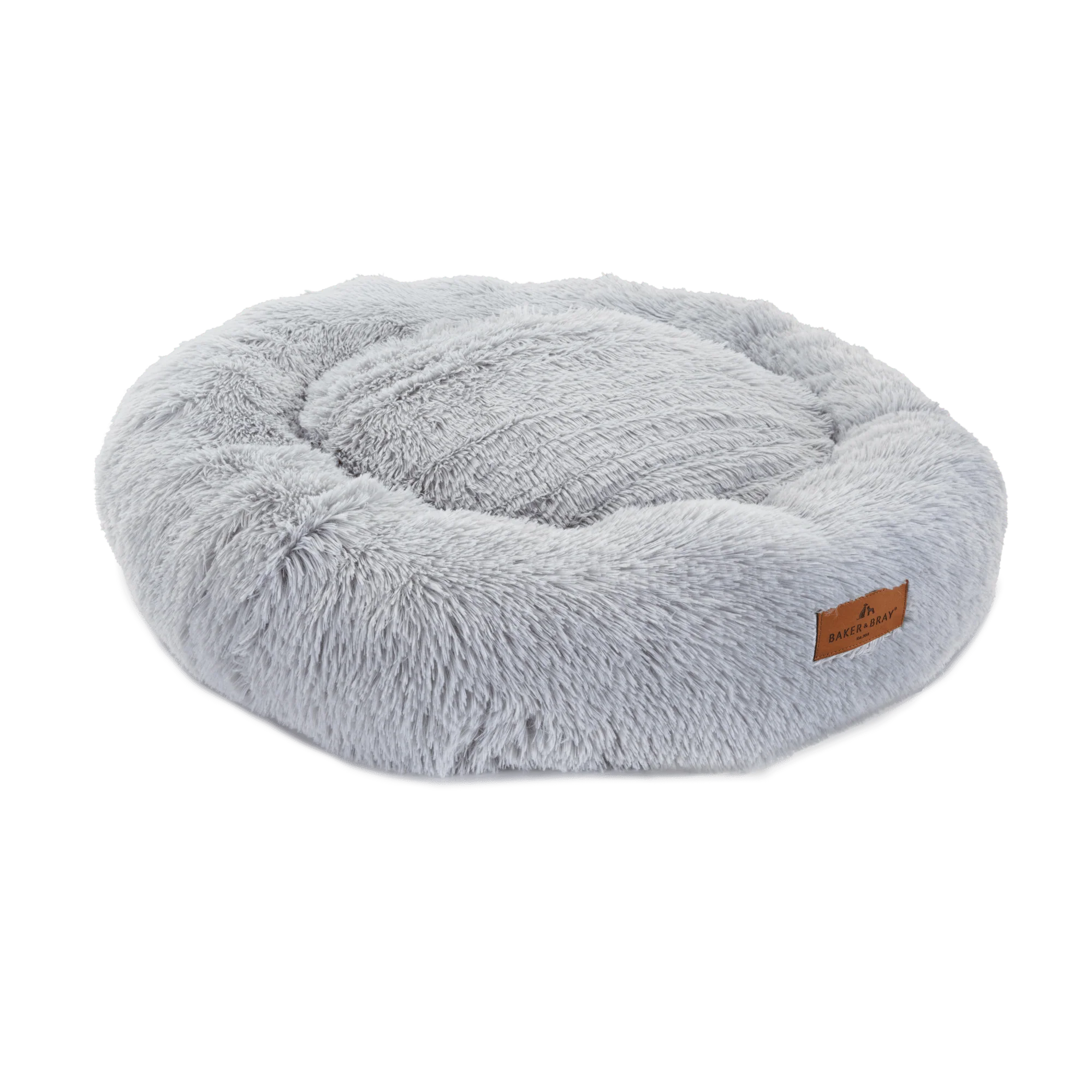 The Donut - Eco Friendly Luxury Calming Donut Dog Bed, Light Grey - Image 8