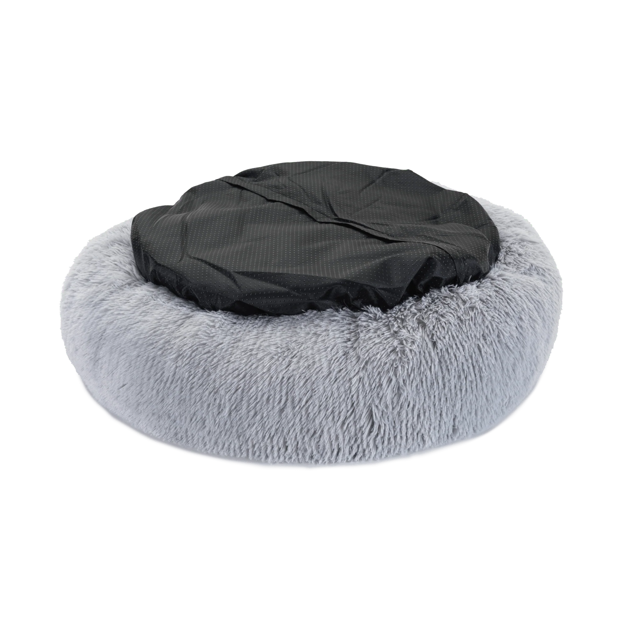 The Donut - Eco Friendly Luxury Calming Donut Dog Bed, Light Grey - Image 9