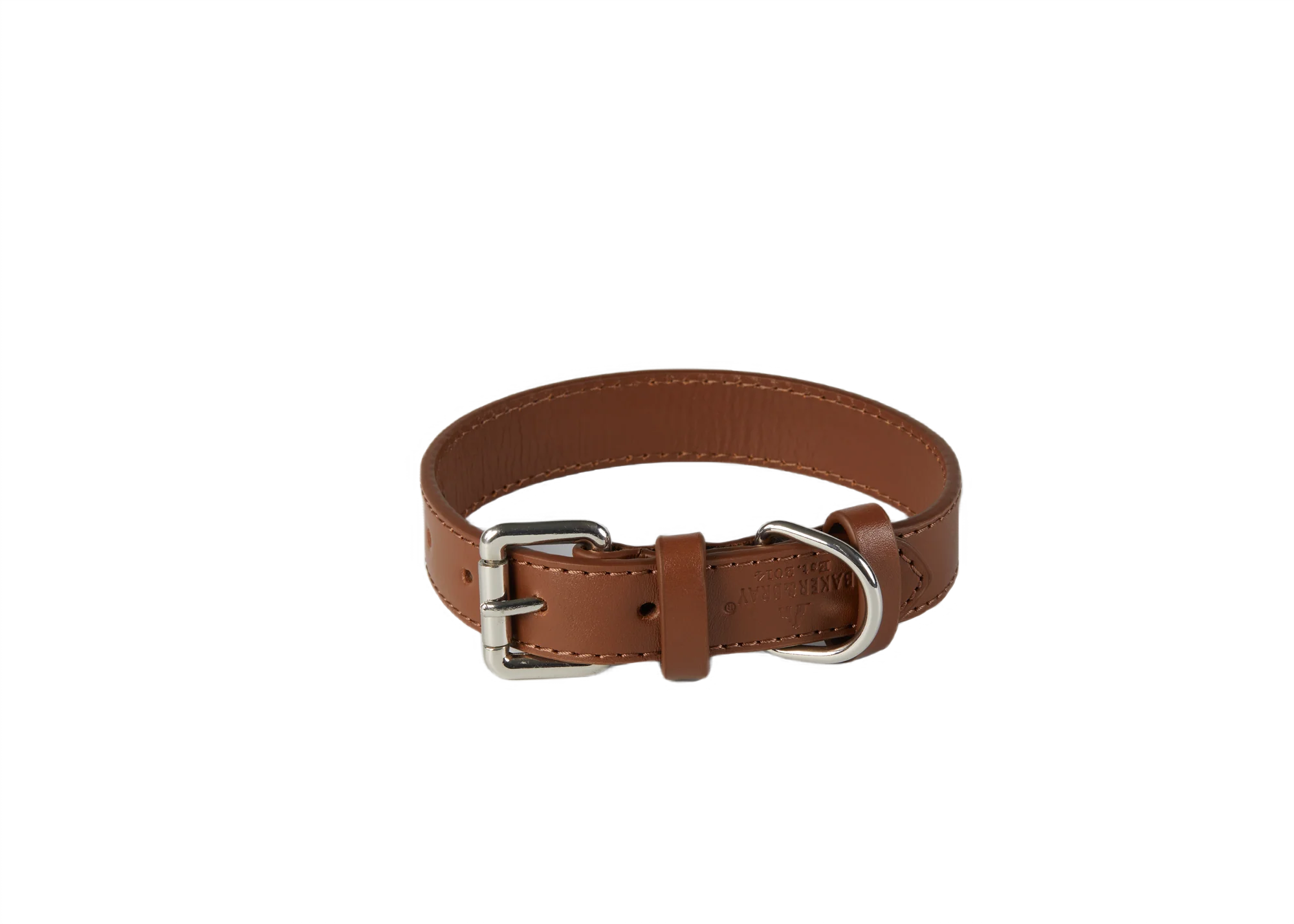 Eco Friendly Leather Dog Collar, Brown - Image 5