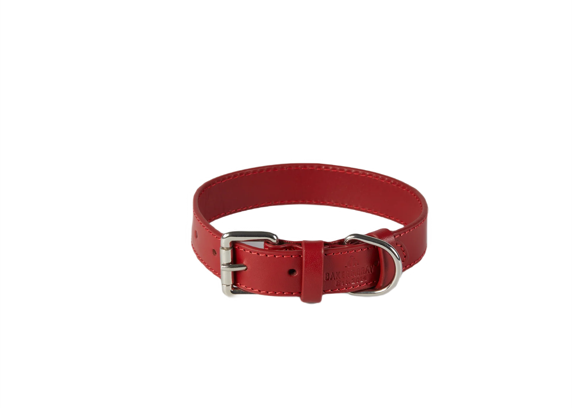Eco Friendly Leather Dog Collar, Rose - Image 5