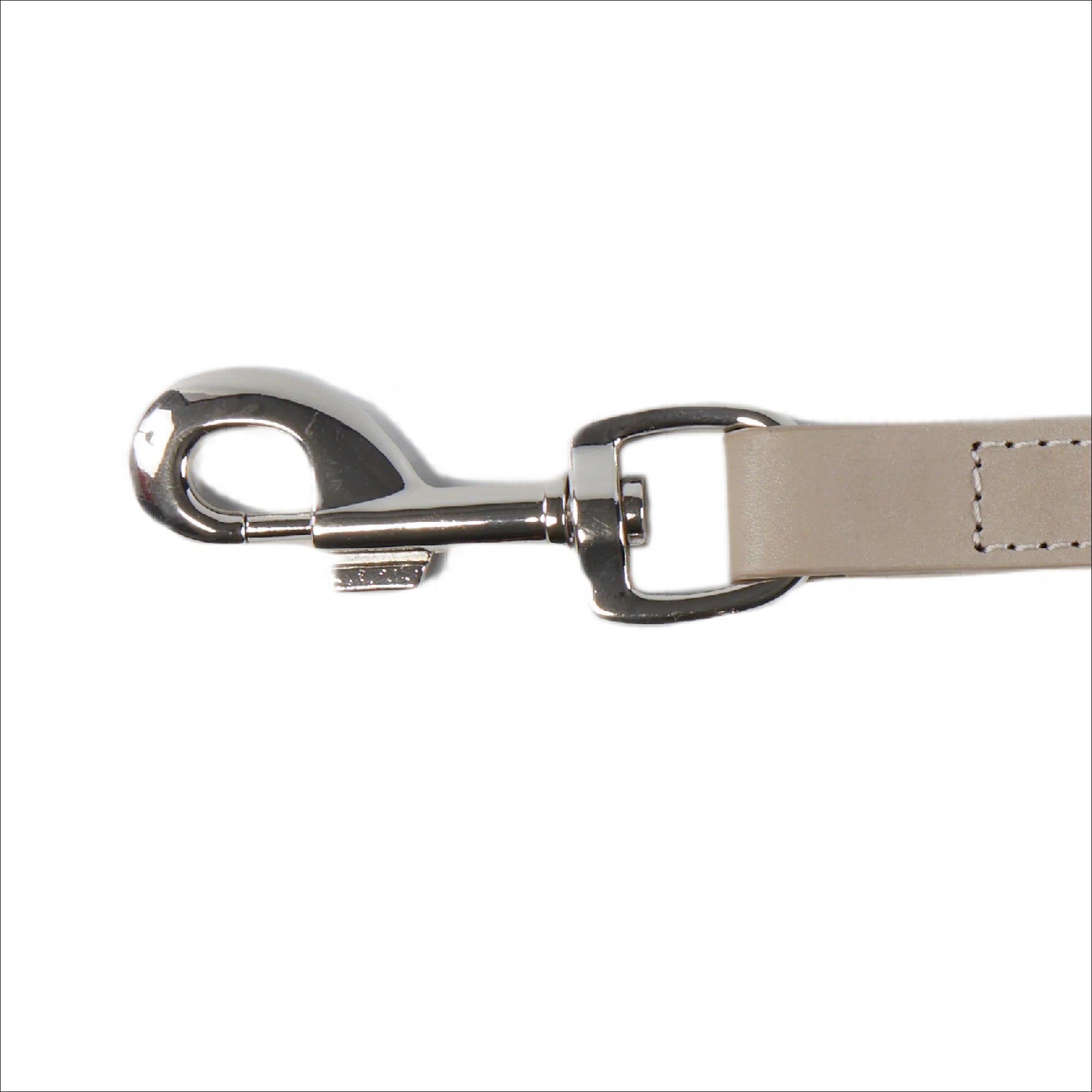 Eco Friendly Leather Dog Lead, Ash - Image 3