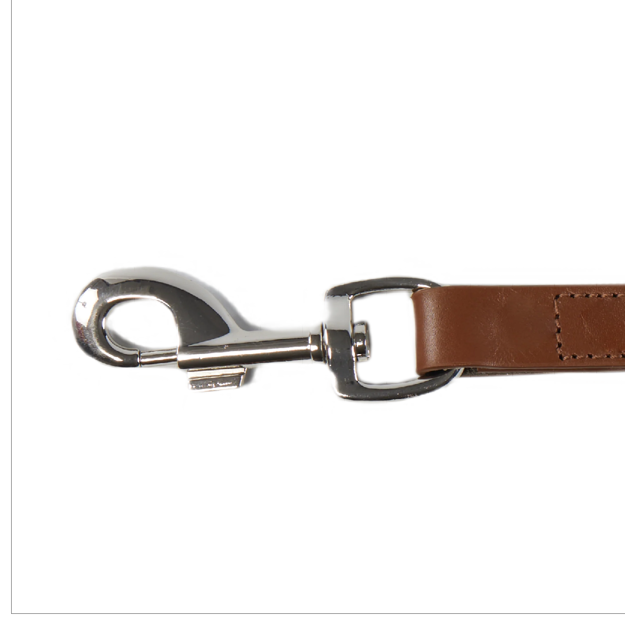 Eco Friendly Leather Dog Lead, Brown - Image 3